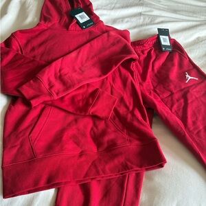 Jordan Red Apparel Set